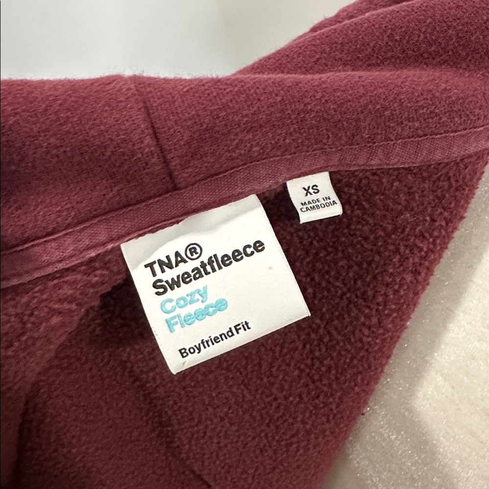 TNA Cozy Sweatfleece Boyfriend Zip Hoodie - Picture 7 of 7